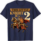 Knight Birthday 2 Years Old Boys 2nd Knight Birthday Party T-Shirt - T-Shirt | Navy