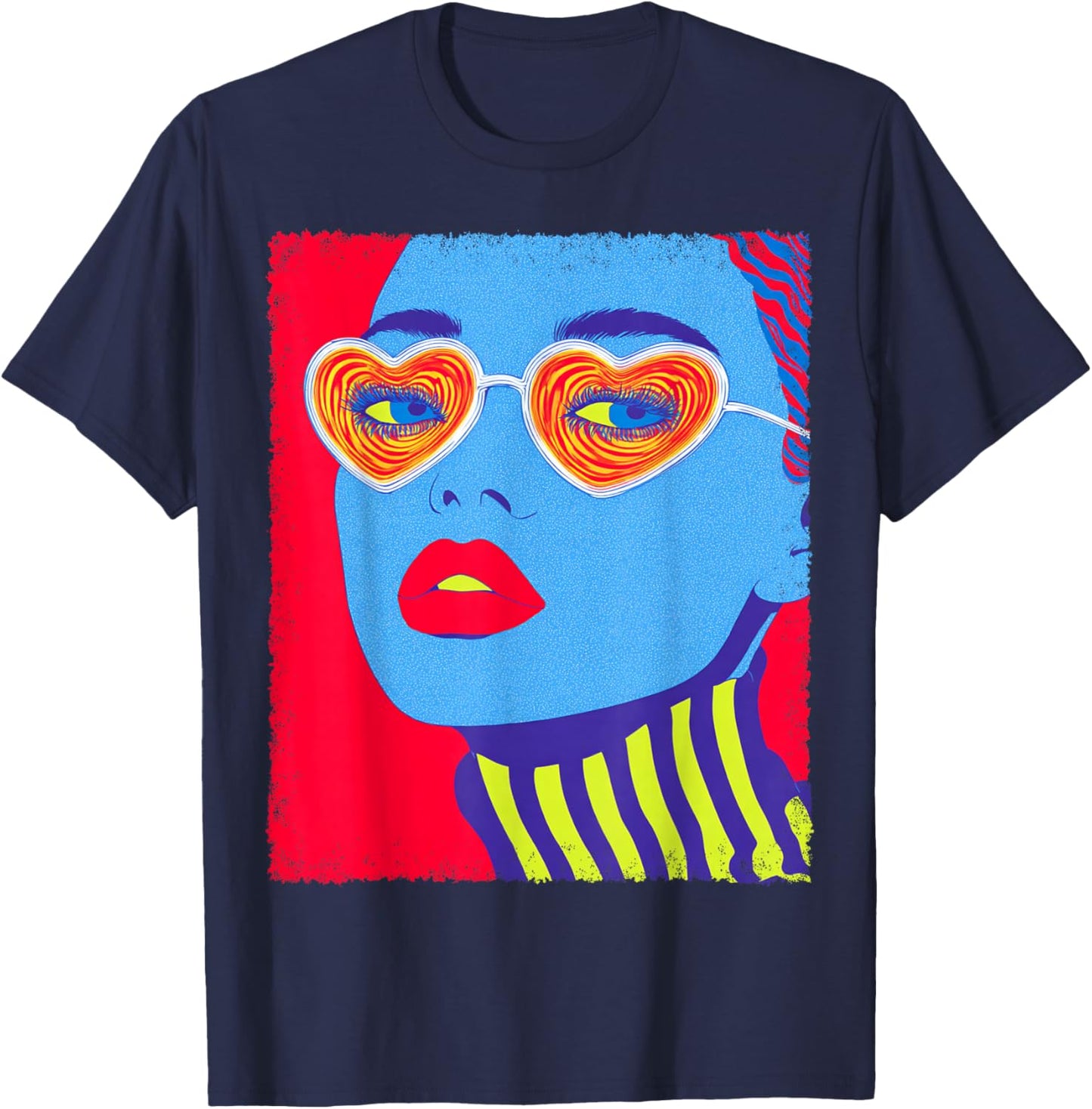 Women's Pop Art T-Shirt - T-Shirt | Navy