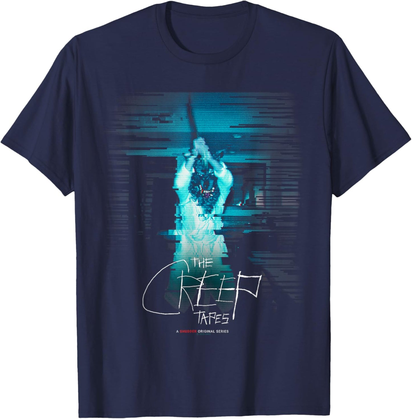 The Creep Tapes Key Art T-Shirt - T-Shirt | Navy