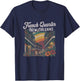 Retro New Orleans French Quarter Art Design T-Shirt - T-Shirt | Navy