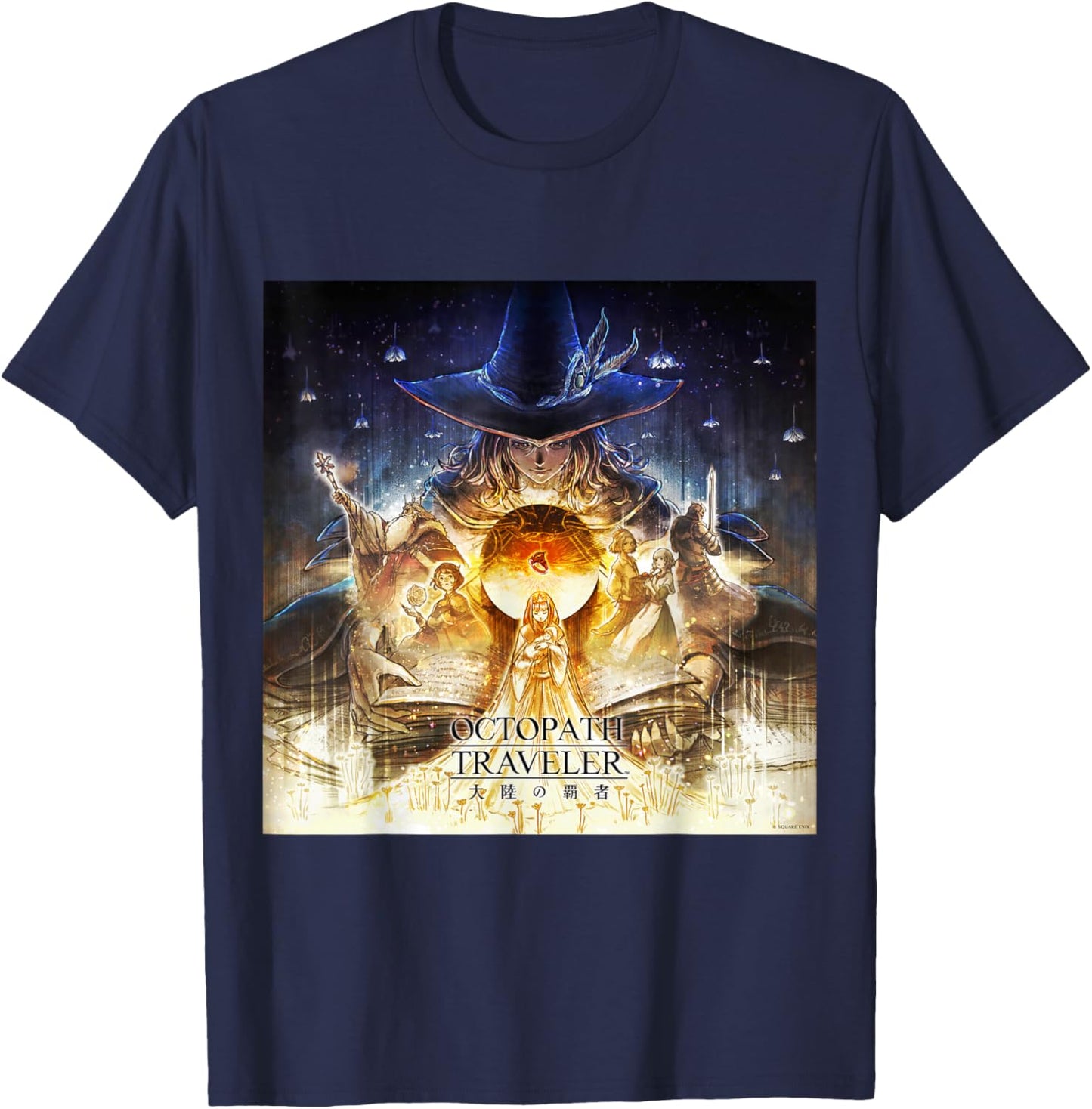 OCTOPATH Traveler: COTC - THE UNCHOSEN ONE T-Shirt - T-Shirt | Navy