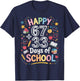 Happy 67 33 Days of School Math 100 Days Smarter Fun 67 Meme T-Shirt - T-Shirt | Navy