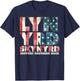 Lynyrd Skynyrd Flag Logo US Stars Stripes 70s Rock Southern T-Shirt - T-Shirt | Navy