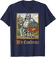 Funny Sir Cumference Medieval Knight Ren Faire Math Meme T-Shirt - T-Shirt | Navy