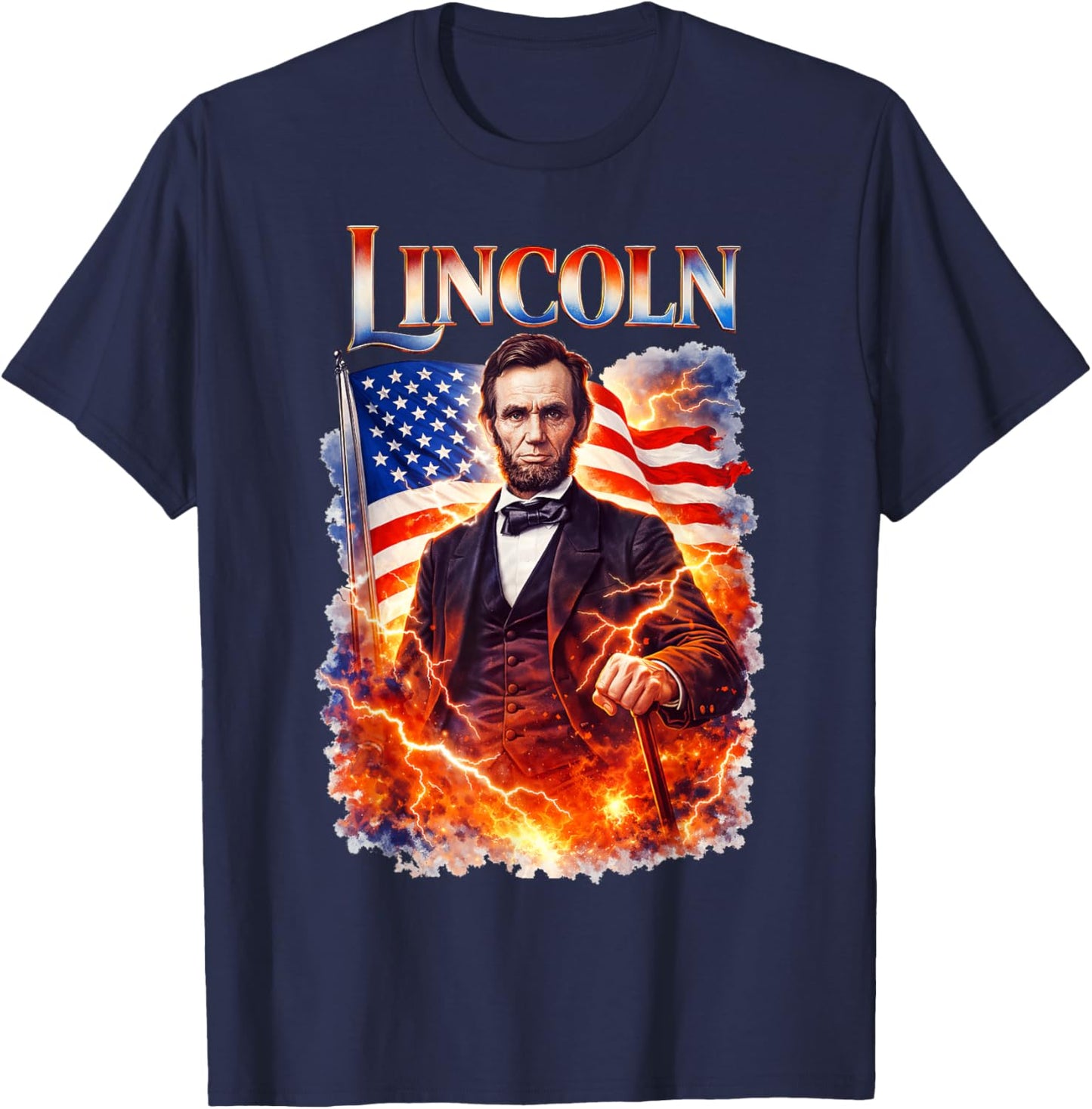 Abraham Lincoln T-Shirt - T-Shirt | Navy