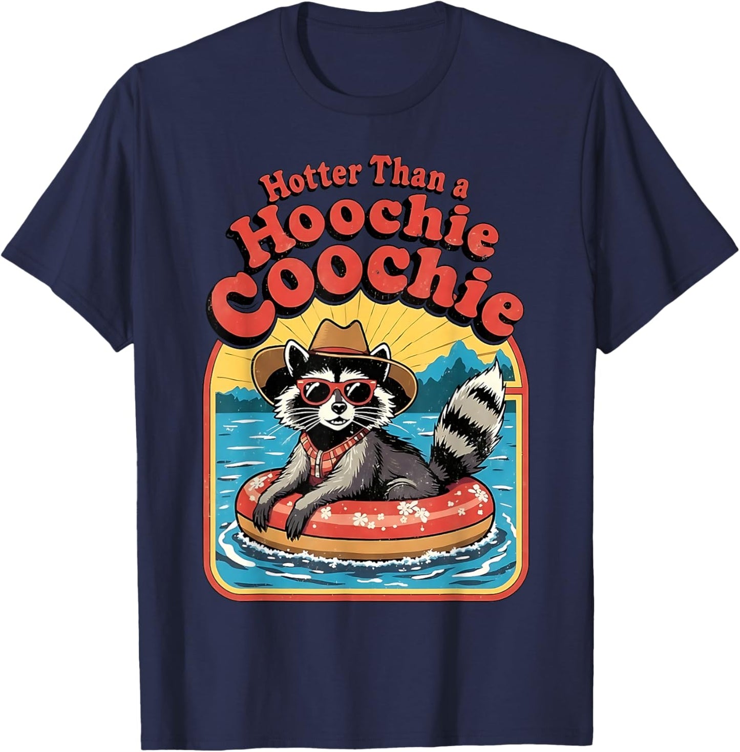 Funny Trash Panda Meme T-Shirt - T-Shirt | Navy