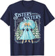Sisters White Xmas Merry Christmas Snowflake Pajamas Holiday T-Shirt - T-Shirt | Navy