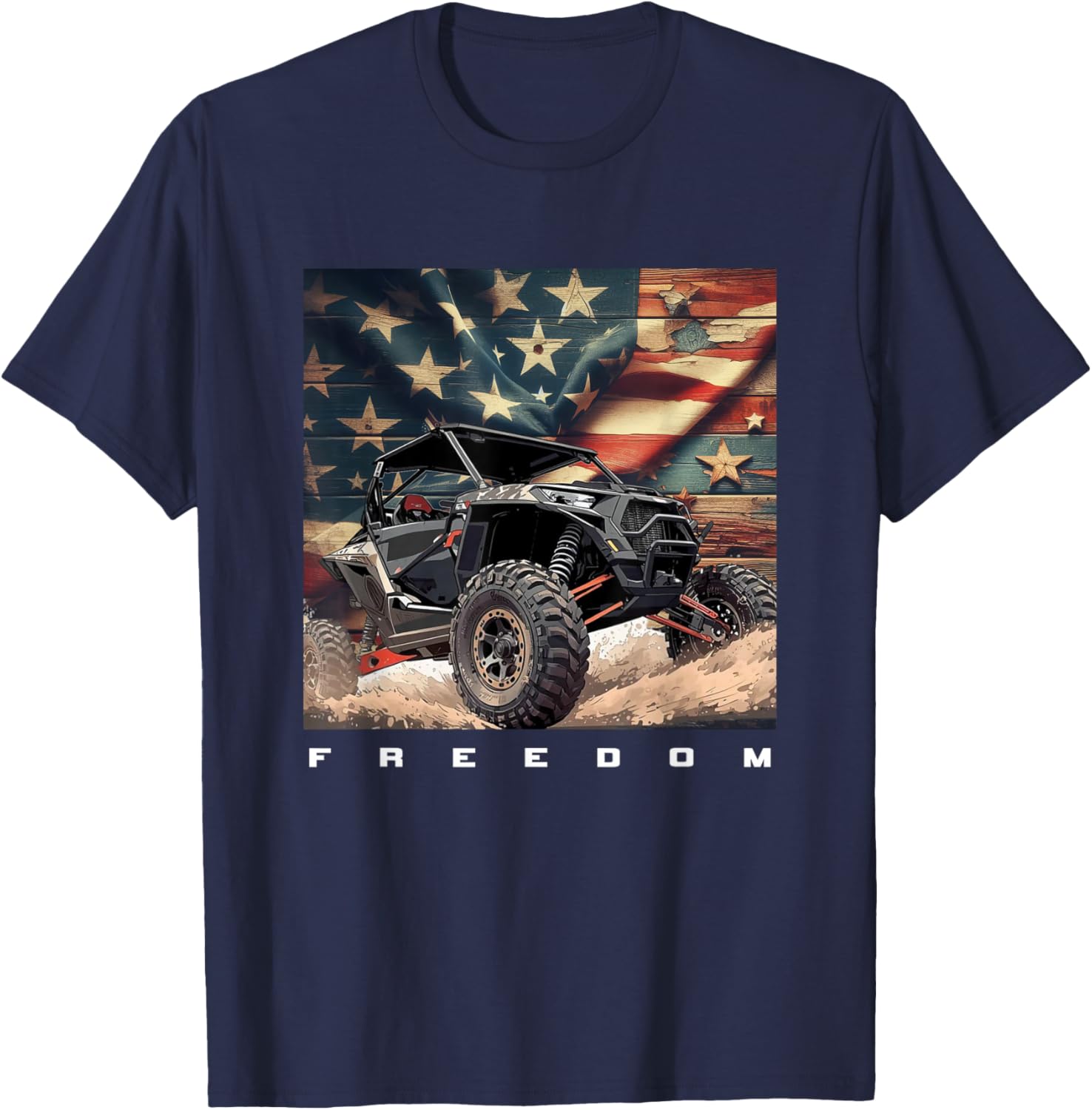 Off Road Quad ATV T-Shirt - T-Shirt | Navy