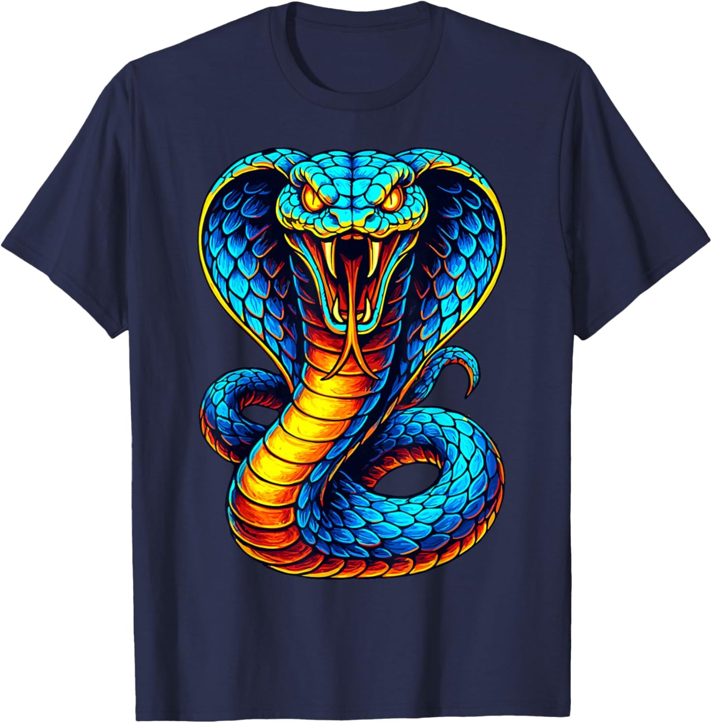 Snake Lover Cobra T-Shirt - T-Shirt | Navy