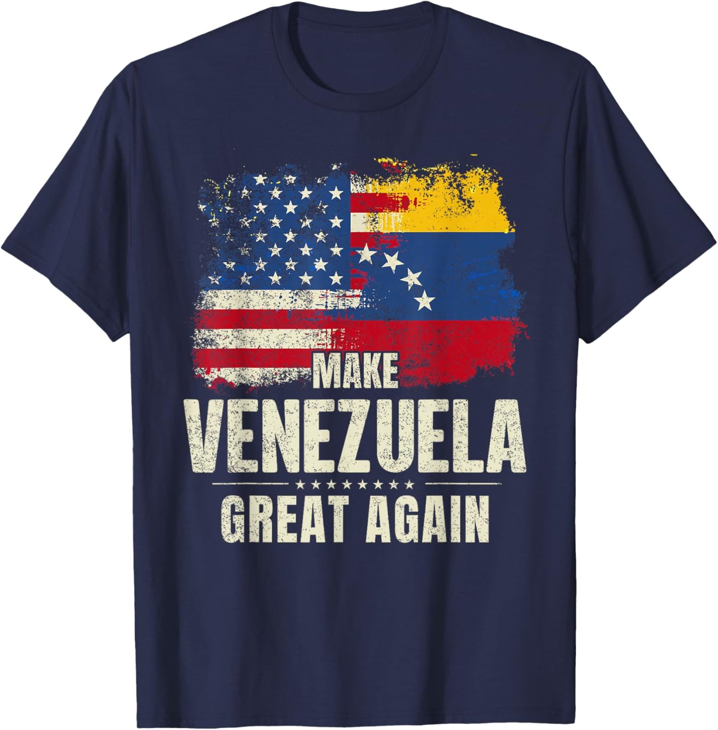 Make Venezuela Great Again T-Shirt - T-Shirt | Navy