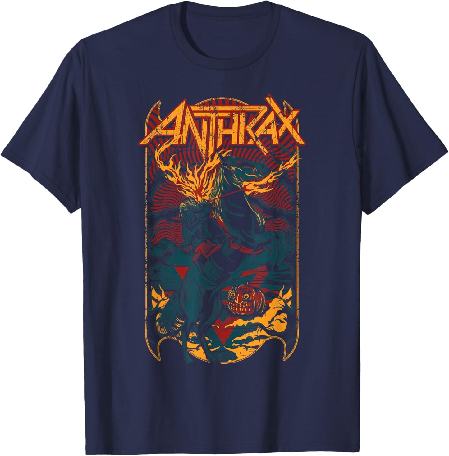 Anthrax Headless Horseman T-Shirt - T-Shirt | Navy
