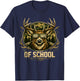 Funny Bucked 100 Day of School Camo Deer Outdoor Student Boy T-Shirt - T-Shirt | Navy