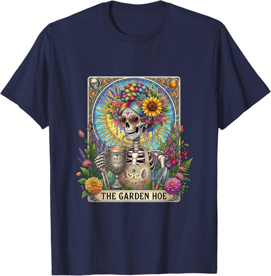Liquid Sunshine Garden Hoe Funny Plant T-Shirt - T-Shirt | Navy