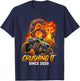 Birthday Monster Truck 6 Year Old Boys 6th Party Born 2020 T-Shirt - T-Shirt | Navy