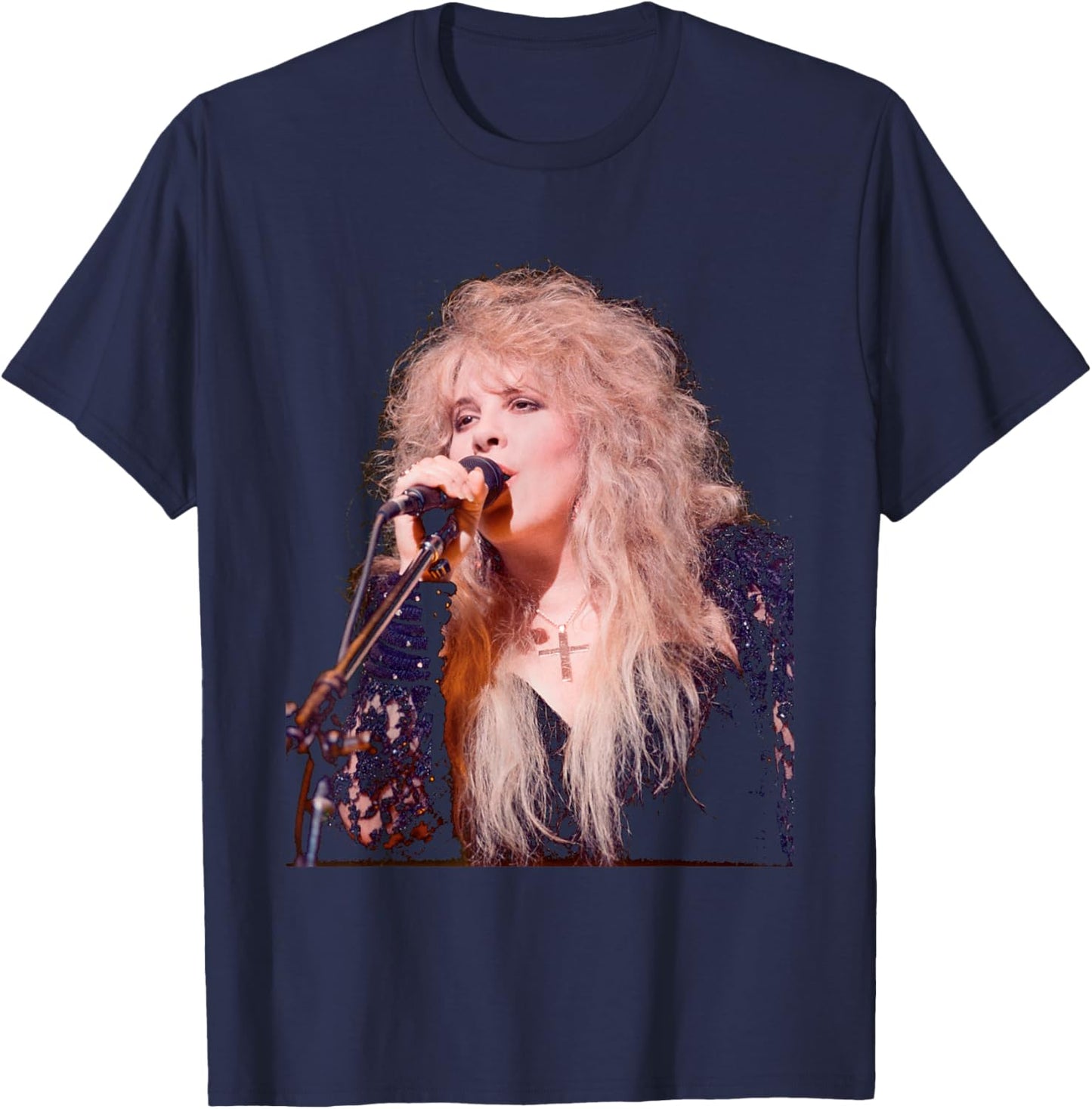 Stevie Nicks Fleetwood Mac Dreams Live 1990 T-Shirt - T-Shirt | Navy