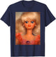 Distressed Doll Face Meme T-Shirt - T-Shirt | Navy