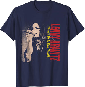 Lenny Kravitz Mama Said Truth T-Shirt - T-Shirt | Navy