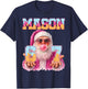 Mason 67 Ice Cream Drip Santa Bubble Gum Six Seven Meme Pjs T-Shirt - T-Shirt | Navy