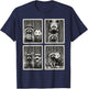 Funny Raccoon Opossum Photobooth Selfie Photo Animal Lovers T-Shirt - T-Shirt | Navy