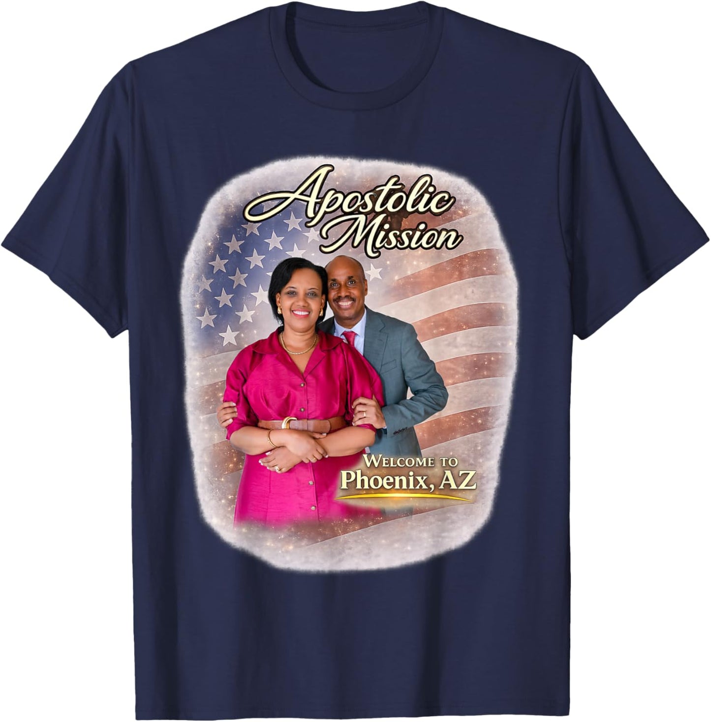 Apostolic Mission Welcome to Phoenix AZ T-Shirt - T-Shirt | Navy