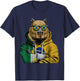 Brasil Flag Capybara Brazilian Pride Brasilian Roots Brazil T-Shirt - T-Shirt | Navy