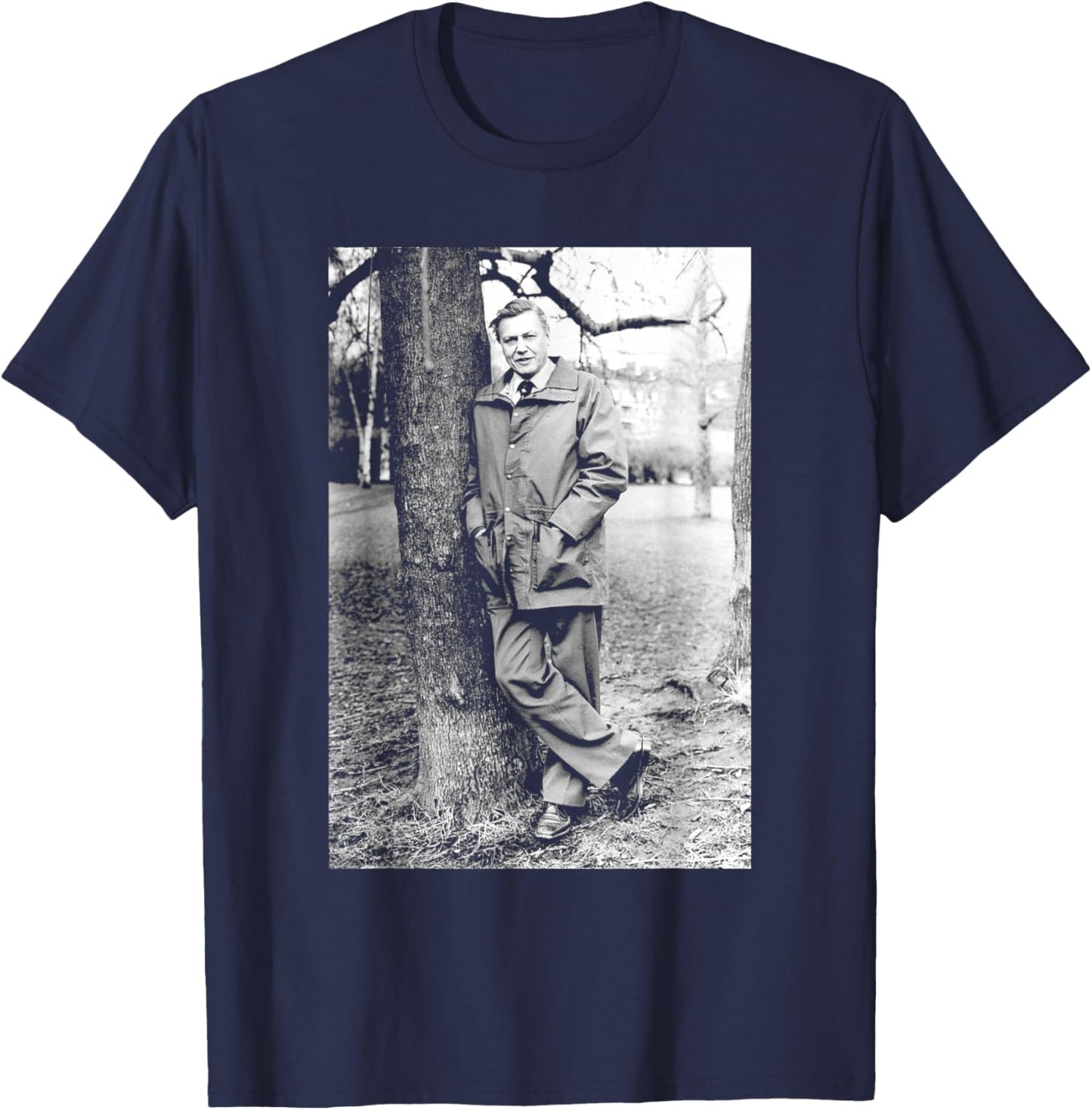 Sir David Attenborough The Blue Planet Earth Nature 1984 T-Shirt - T-Shirt | Navy