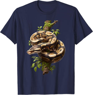 Ball Python Lover Reptile Keeper Snake Owner T-Shirt - T-Shirt | Navy
