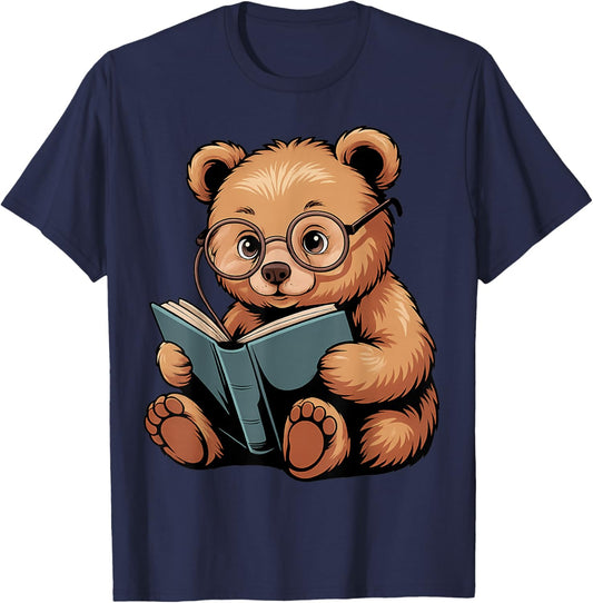 Cute Bear Design for Bear Lover and Bear T-Shirt - T-Shirt | Navy
