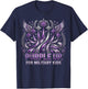 Military Child Month USA Flag Purple Up for Military Kids T-Shirt - T-Shirt | Navy