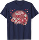 Love Hedgehog Valentine Cute Hedgehogs Lover Valentines Day T-Shirt - T-Shirt | Navy