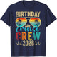 Family Birthday Cruising Birthday Cruise Crew 2026 T-Shirt - T-Shirt | Navy