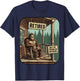 Retired Women Funny Retirement Bigfoot T-Shirt - T-Shirt | Navy