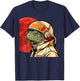 Cute Japanese Retro Space Astronaut Lizard Anime Kids T-Shirt - T-Shirt | Navy