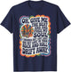 Guitar Give Me The Beat and Free My Soul Hippie T-Shirt - T-Shirt | Navy