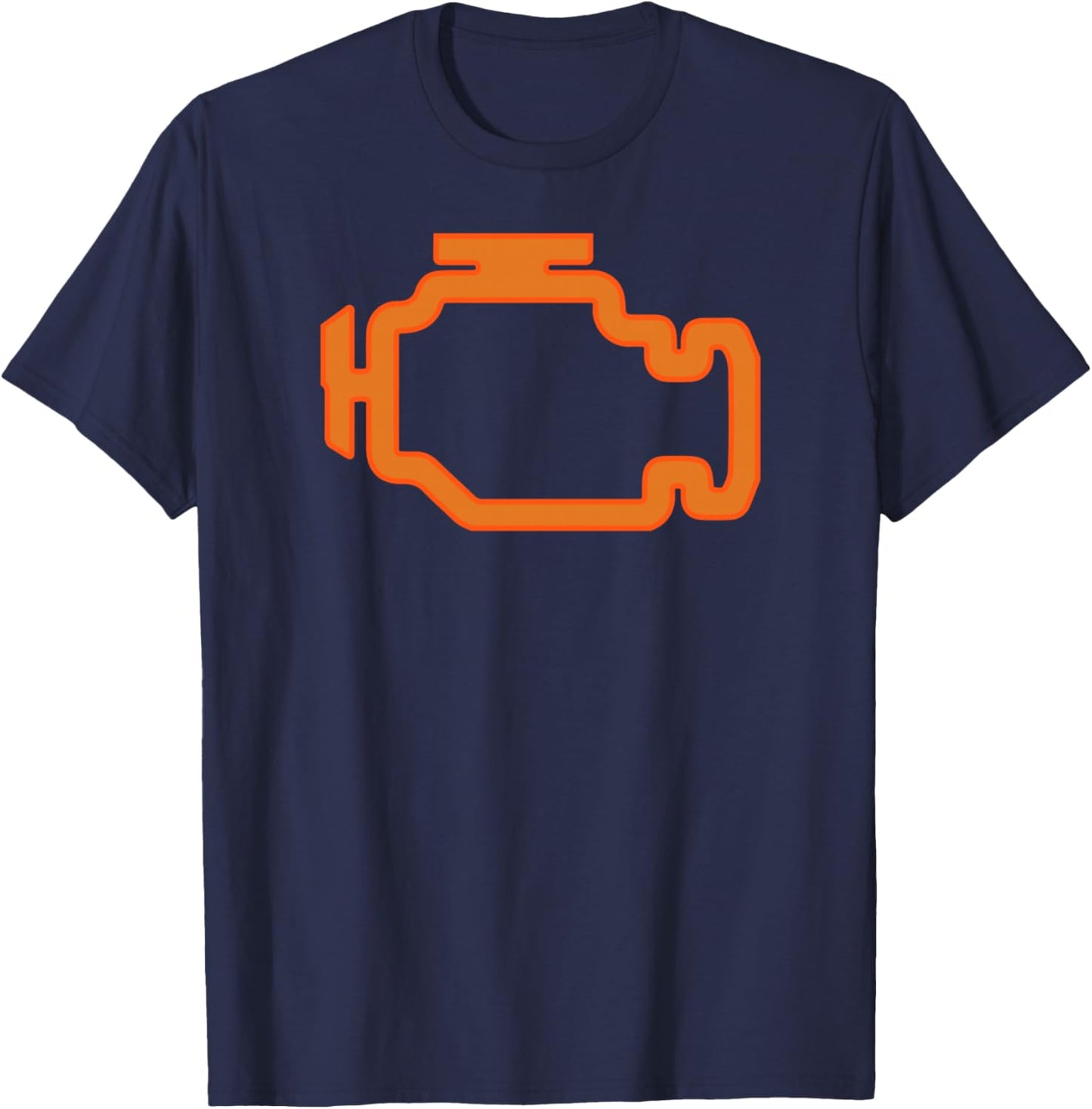 Check Engine Light T-Shirt - T-Shirt | Navy