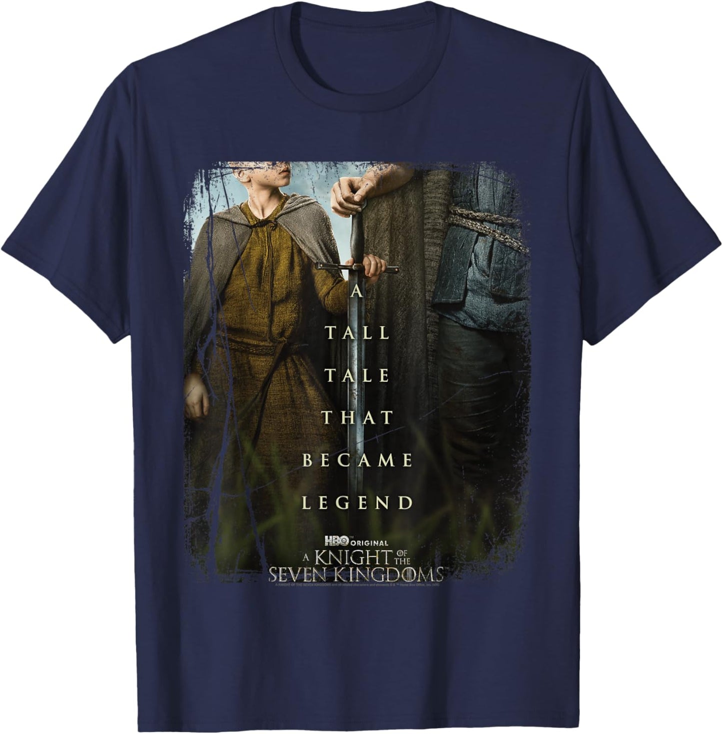 Knight of The Seven Kingdoms Key Art T-Shirt - T-Shirt | Navy