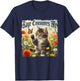 Rage Consumes Me Funny Cat Butterfly Heavy Metal T-Shirt - T-Shirt | Navy