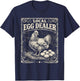 Local Egg Dealer Funny Chicken Farm Vintage Easter T-Shirt - T-Shirt | Navy