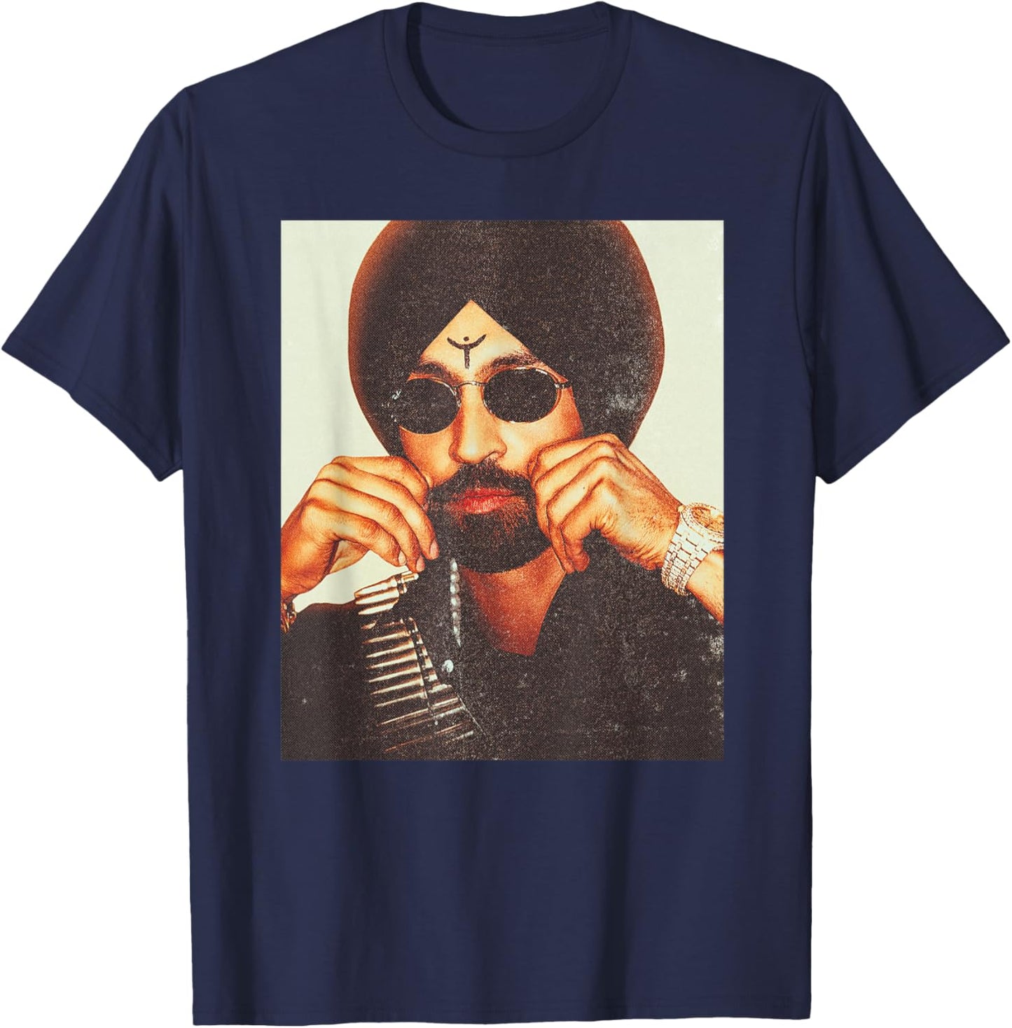 Aura | Diljit Dosanjh 2026 - Tour T-Shirt - T-Shirt | Navy