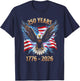 250th Birthday 250 Years USA 1776 2026 T-Shirt - T-Shirt | Navy