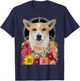 Aloka The Peace Dog Peace Walk Dog Painting T-Shirt - T-Shirt | Navy