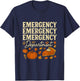 Emergency Department Thanksgiving Ed Nurse Er Nurses T-Shirt - T-Shirt | Navy
