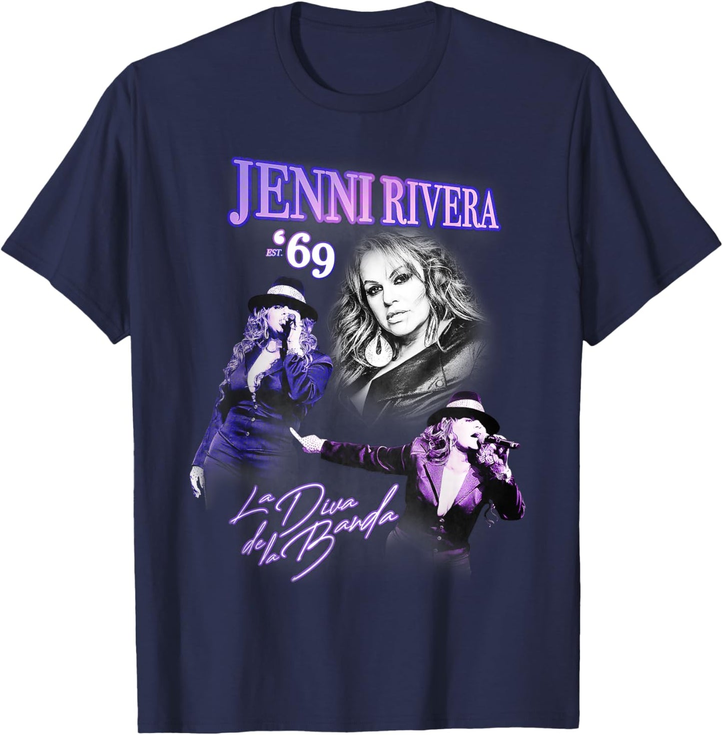 Official Jenni Rivera Nokia 2009 T-Shirt - T-Shirt | Navy