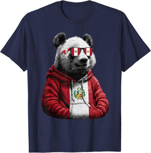 Peru Flag Peruvian Flag Peruvian Pride Peruvian Roots T-Shirt - T-Shirt | Navy
