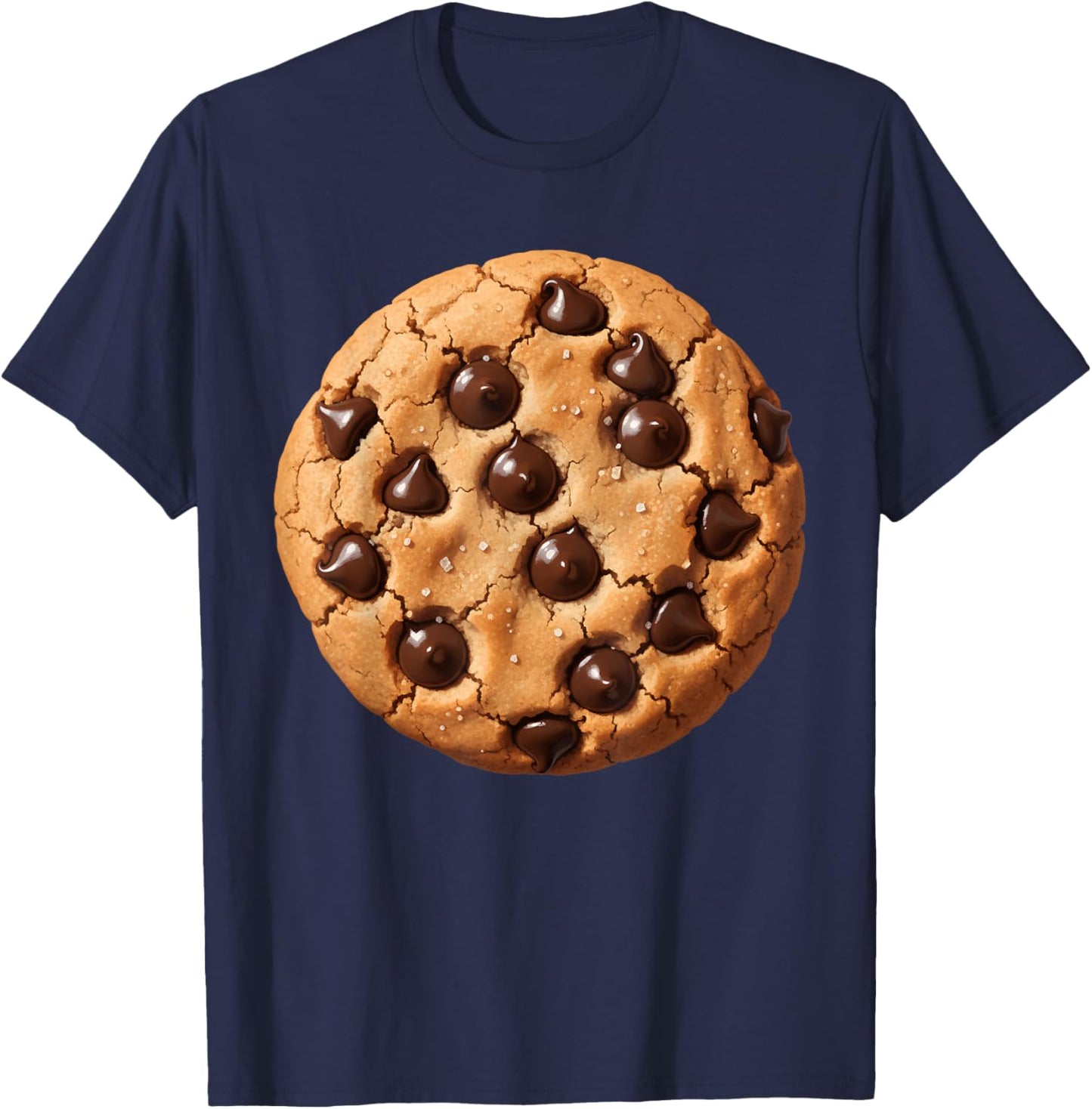 Chocolate Chip Cookie Bakery Biscuit Pastry Food Costume T-Shirt - T-Shirt | Navy