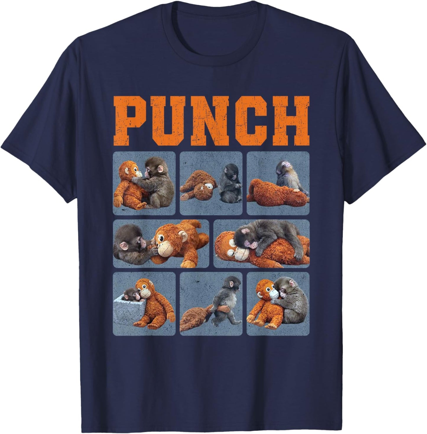 Punch Monkey T-Shirt - T-Shirt | Navy