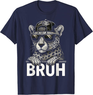 Cheetah Bruh T-Shirt - T-Shirt | Navy