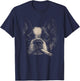 Dog Smoking Funny Boston Terrier Smoking Dog Meme T-Shirt - T-Shirt | Navy