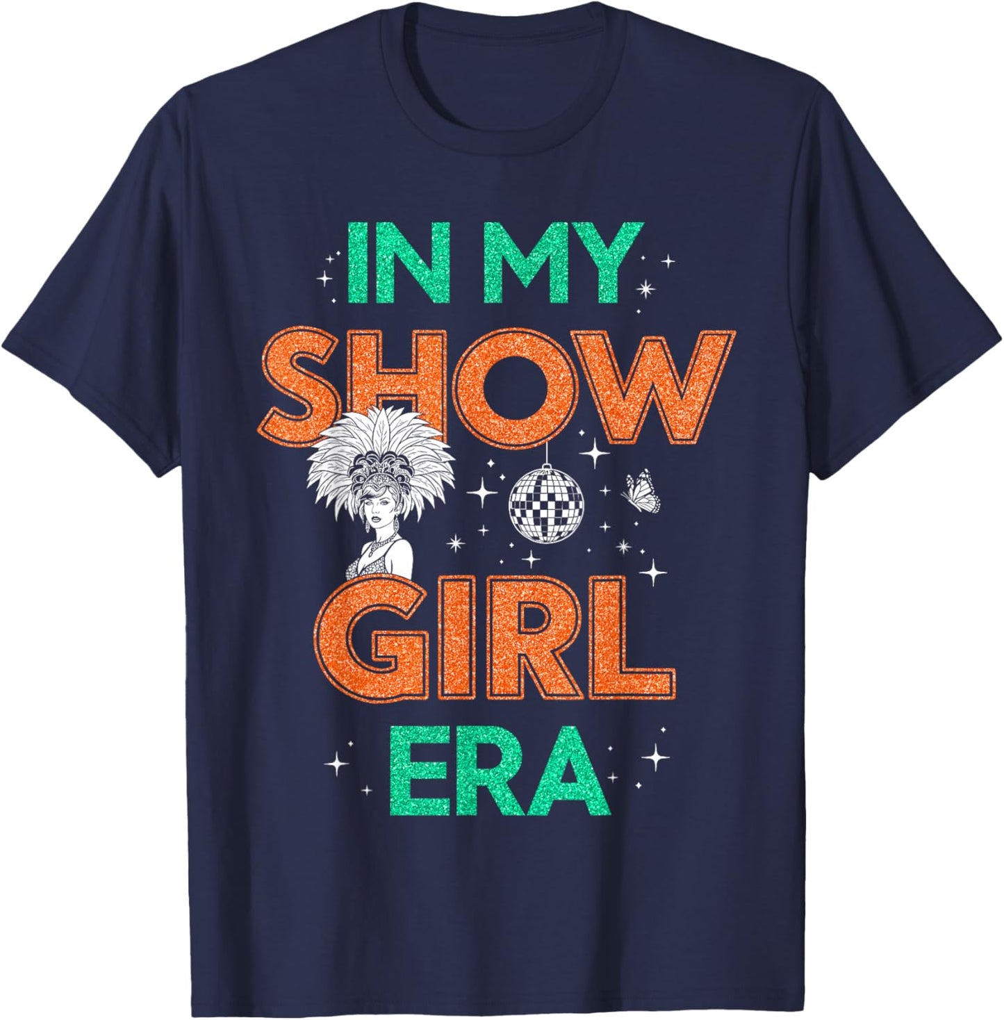 Vintage Girls Women Funny T-Shirt - T-Shirt | Navy