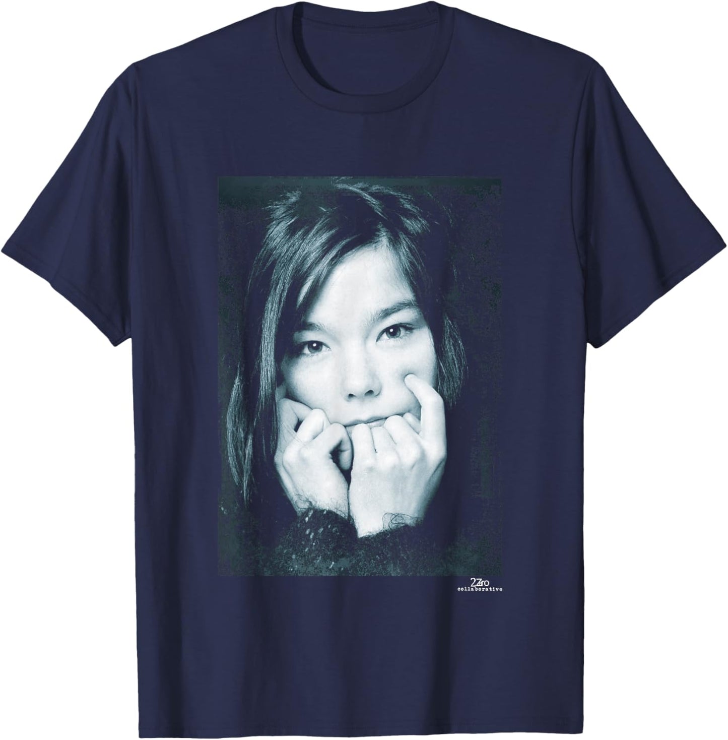 Bjork Debut Tour 1993 Photo by Phil Nicholls T-Shirt - T-Shirt | Navy